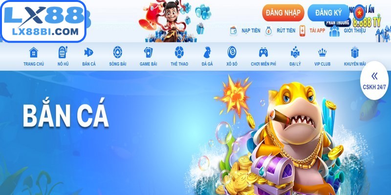 Khám phá thế giới bắn cá LX88 đầy sắc màu