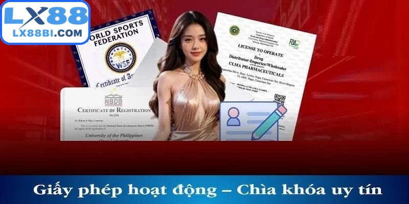 Giấy phép hoạt động giúp đánh giá sự minh bạch và uy tín của nền tảng trực tuyến