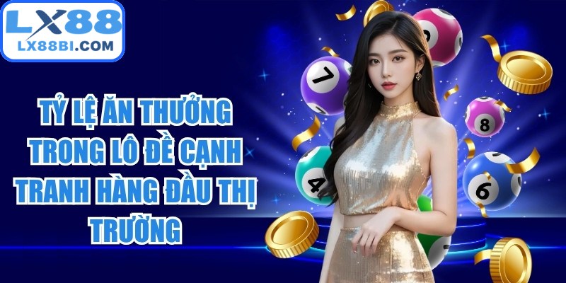Tỷ lệ ăn thưởng trong lô đề cạnh tranh hàng đầu thị trường